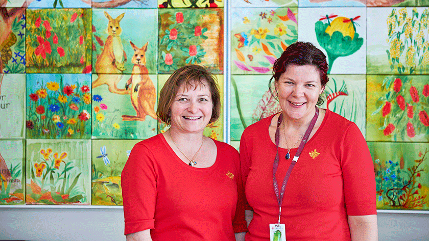 Caregivers at St John of God Murdoch hospice