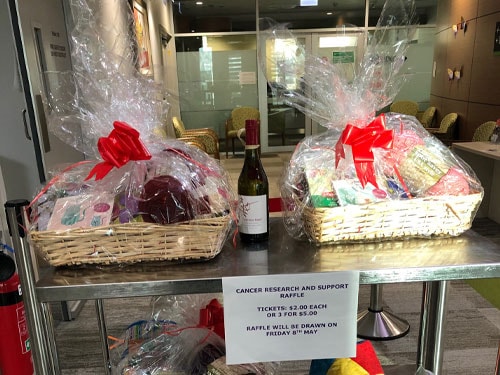 St John of God Murdoch Hospital cancer research raffle prize