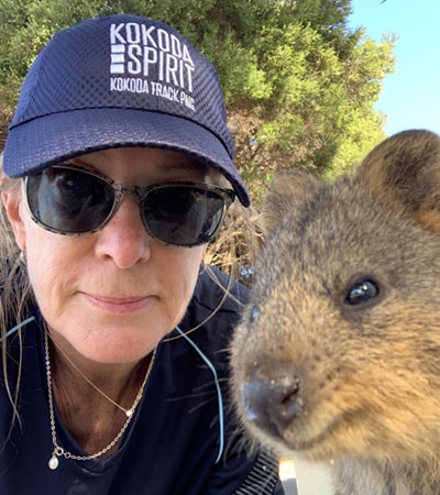 Jennie on Rottnest Island