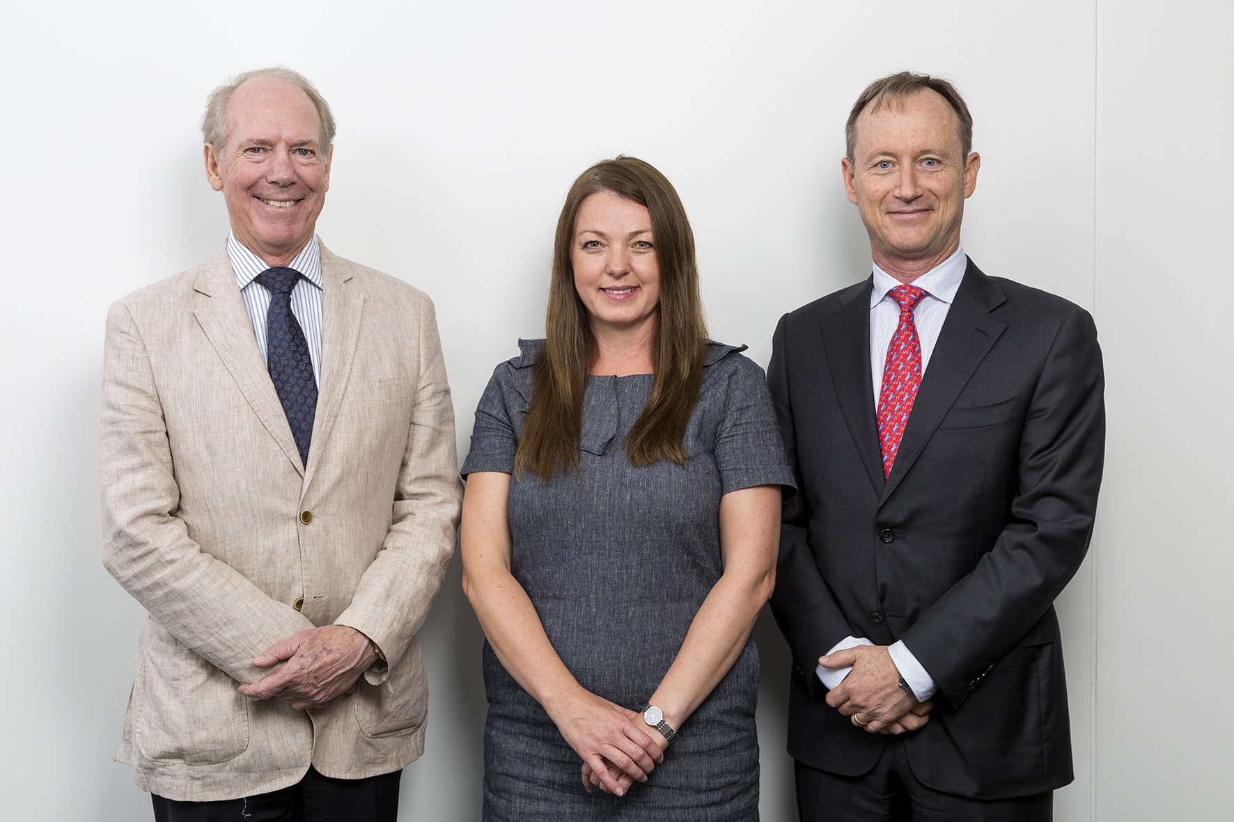 Grant recipient Prof Allan Kermode (pictured right) with Prof Bill Carroll (left) Dr Marzena Pedrini (centre)