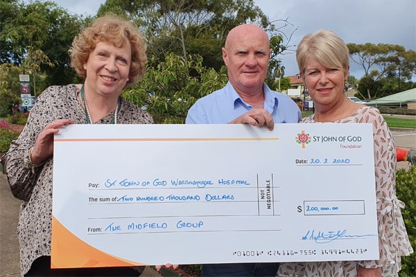The Midfield Group donation to Warrnambool Hosptial