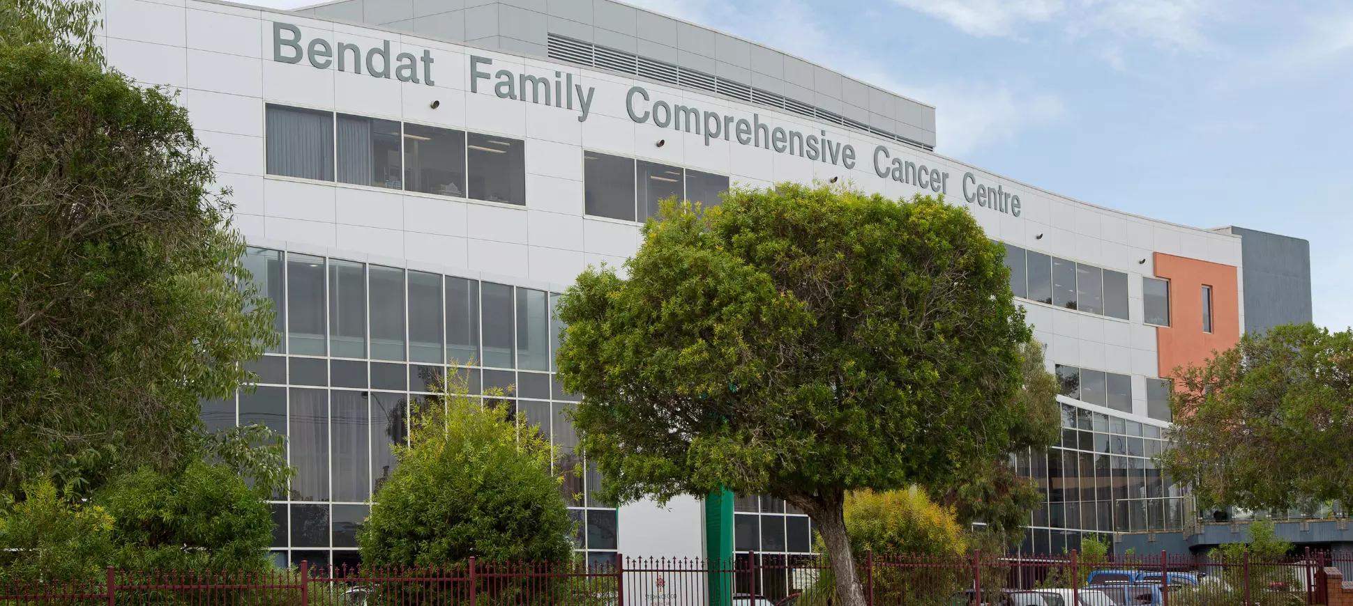 Outside of the Bendat Family Comprehensive Cancer Centre.
