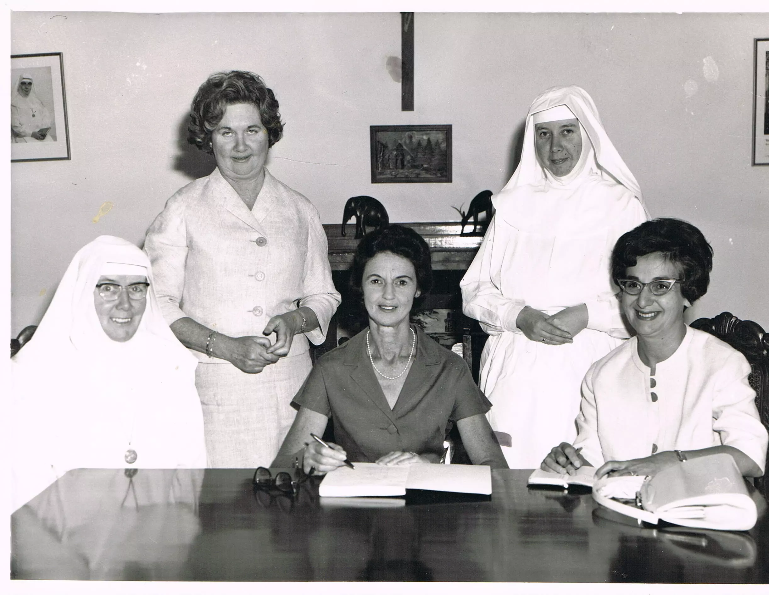 Mount Alvernia Ladies Auxiliary 1967.