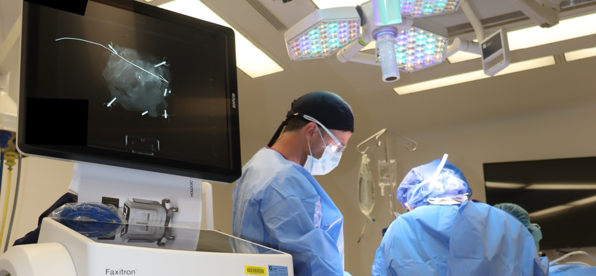 Trident HD portable mammogram machine in use at St John of God Murdoch Hospital.